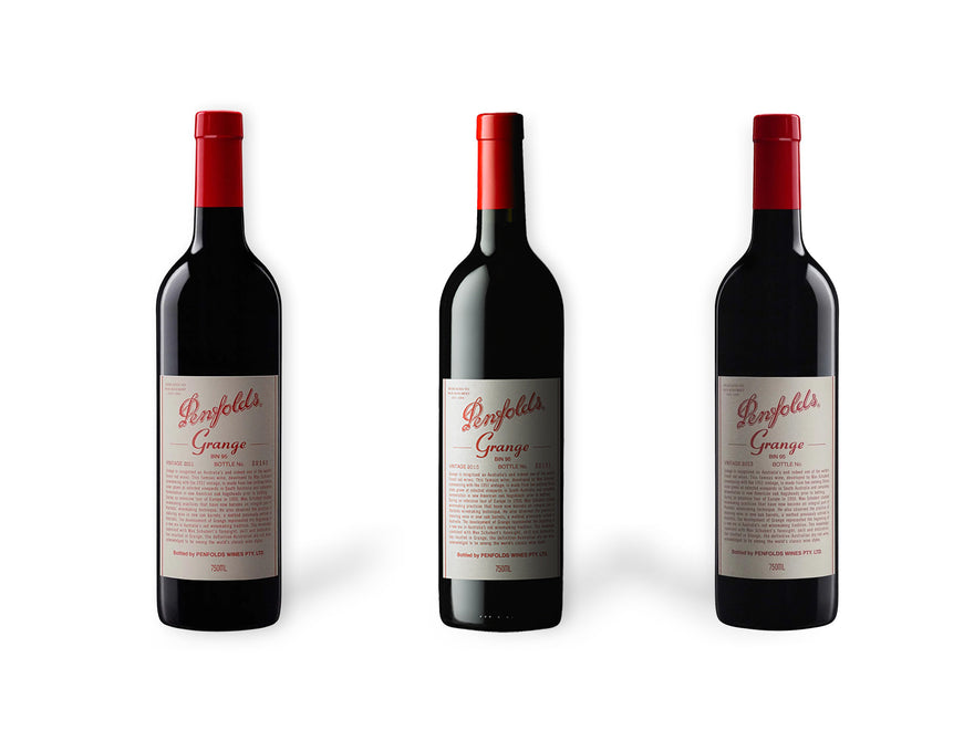 Penfolds 'Grange' Museum 3 Pack - Odd Vintages - 2015, 2013, 2011